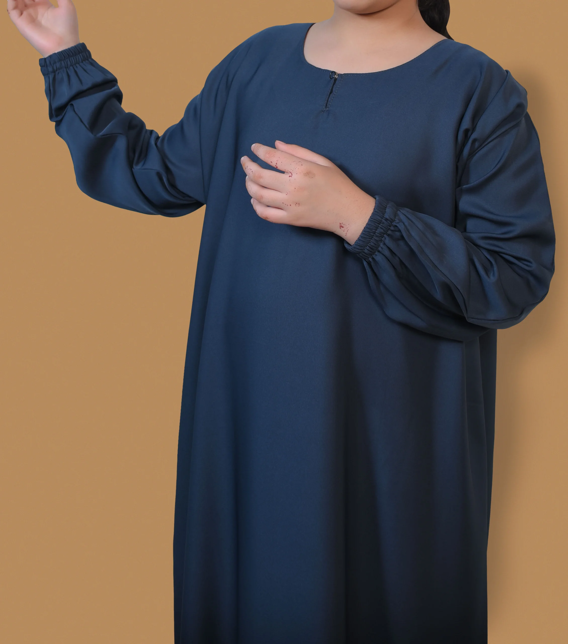 Zinc Color Abaya