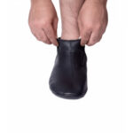 100% Leather Ankle Socks with Elastic Ankle Grip for Men & Women