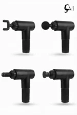massage gun with multiple heads