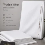 White Men Unstitched Suits – BOSKI Wash&Wear