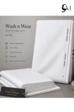 White Men Unstitched Suits – BOSKI Wash&Wear