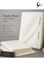 Cream Men's Unstitched Suits – BOSKI Wash&Wear