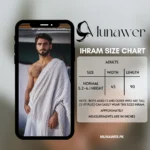 ihram size chart