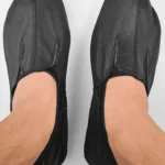 100% Leather Ankle Socks for Men & Women with Elastic Ankle Grip