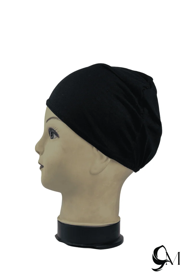 black ladies elastic cap