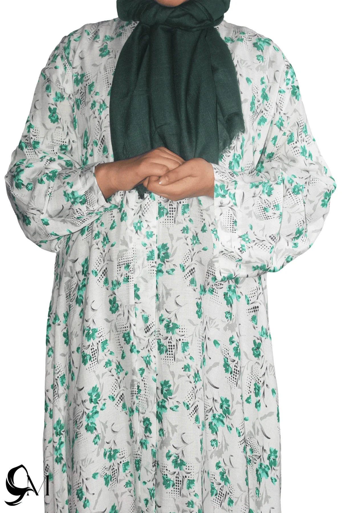 Printed abaya
