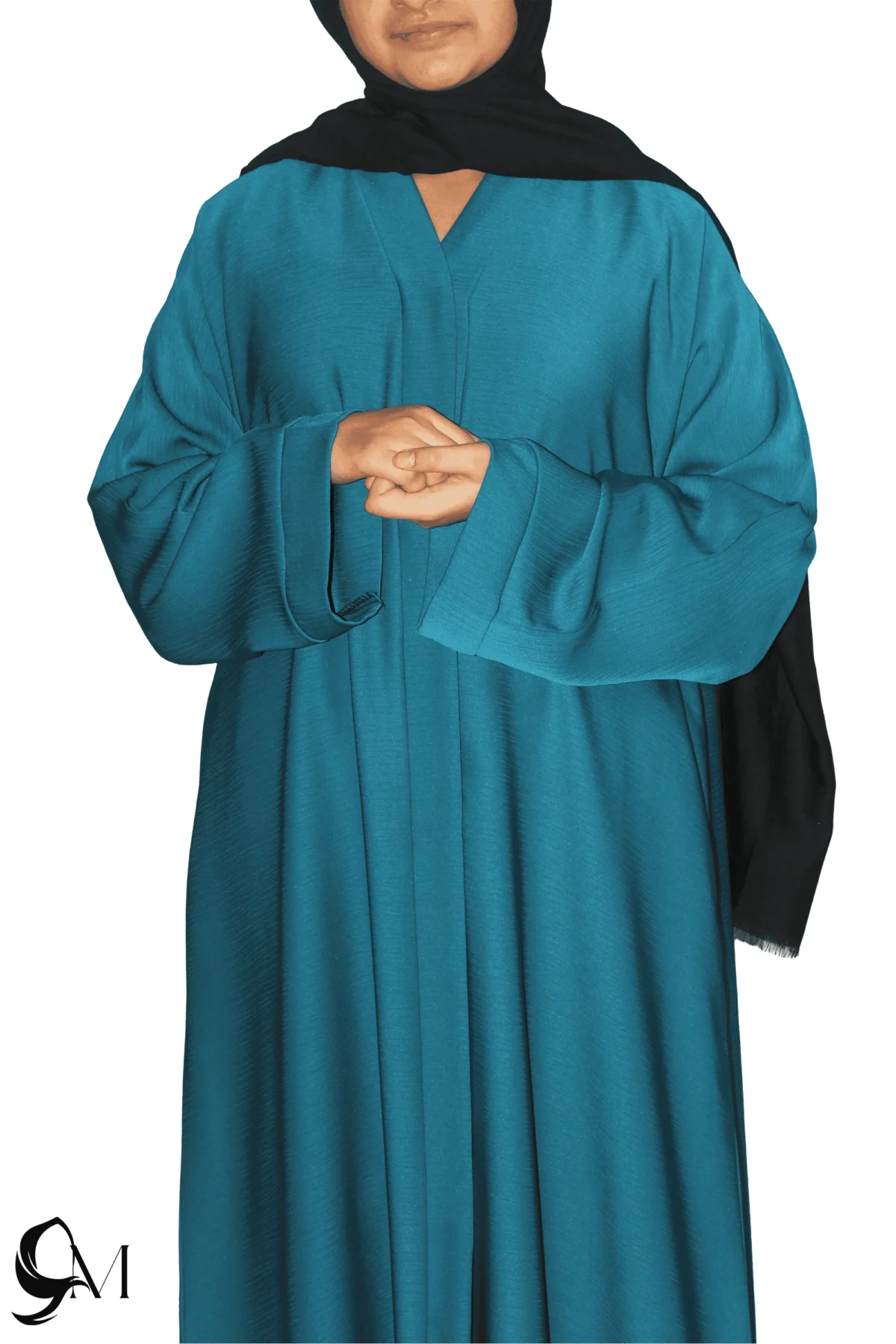 sea green abaya