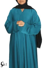 sea green abaya