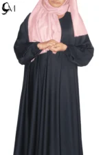 Big Flare Front Closed Abaya