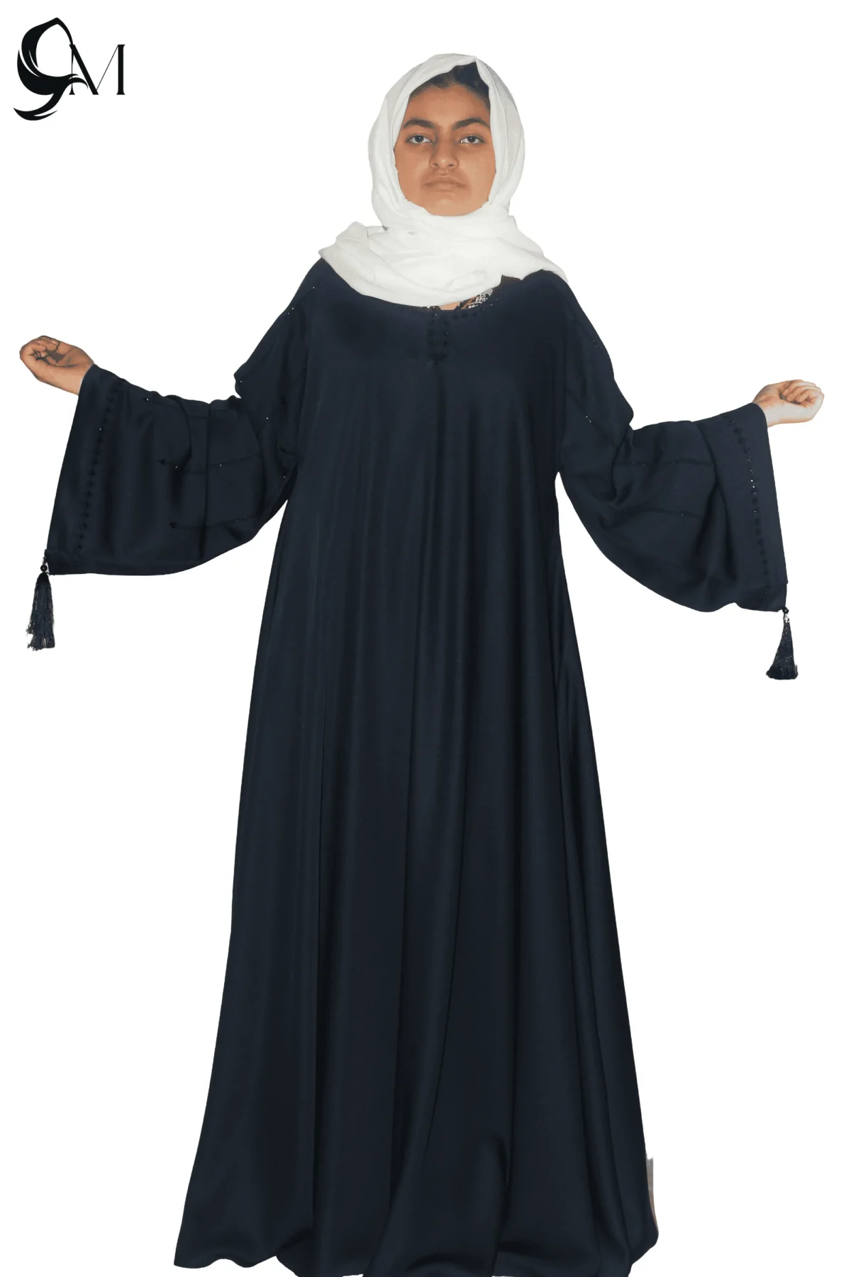 blue Kaftan Abaya