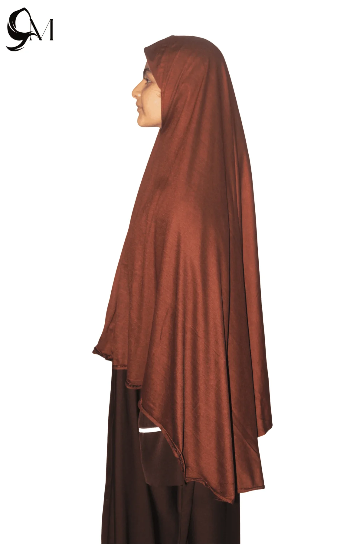 brown simple hijab