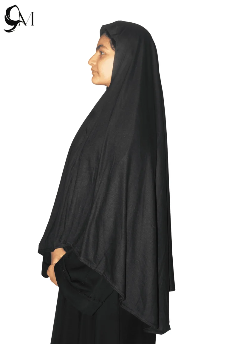 Black simple hijab