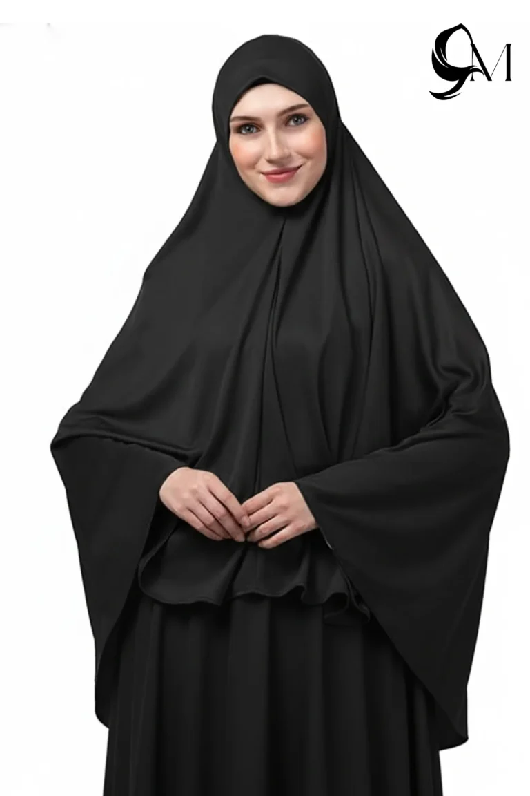 black Simple Hijab