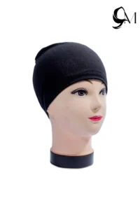 white Elastic Hijab Cap