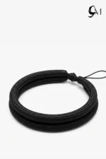 Black double loop igal for men