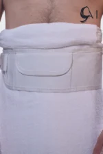 White Ahram Belt for Men