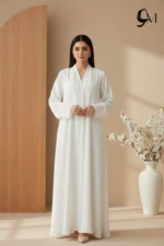 TikTok Front Open Ajooba Abaya – Gardenia