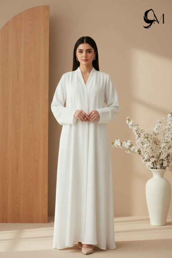 TikTok Front Open Ajooba Abaya – Gardenia
