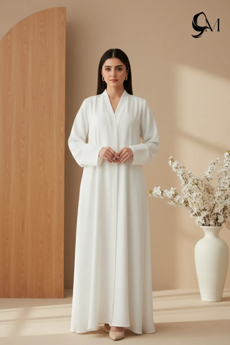 TikTok Front Open Ajooba Abaya – Gardenia