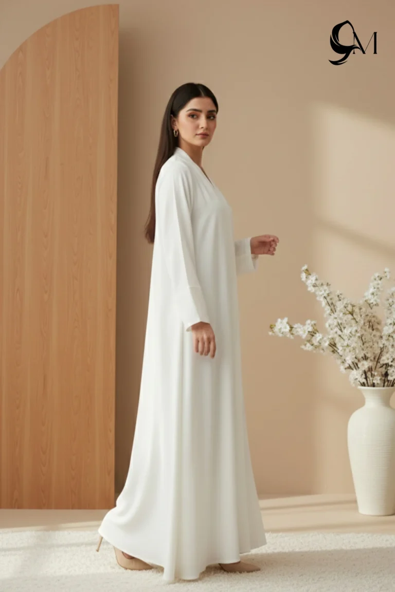 TikTok Front Open Ajooba Abaya – Gardenia