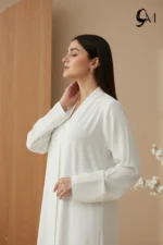 TikTok Front Open Ajooba Abaya – Gardenia