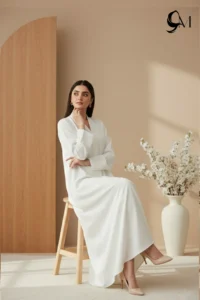 TikTok Front Open Ajooba Abaya – Gardenia