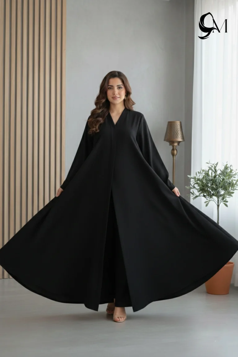 Big Flare Nida Abaya – Black