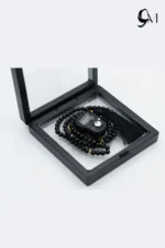 Black Digital & Bead Tasbeeh