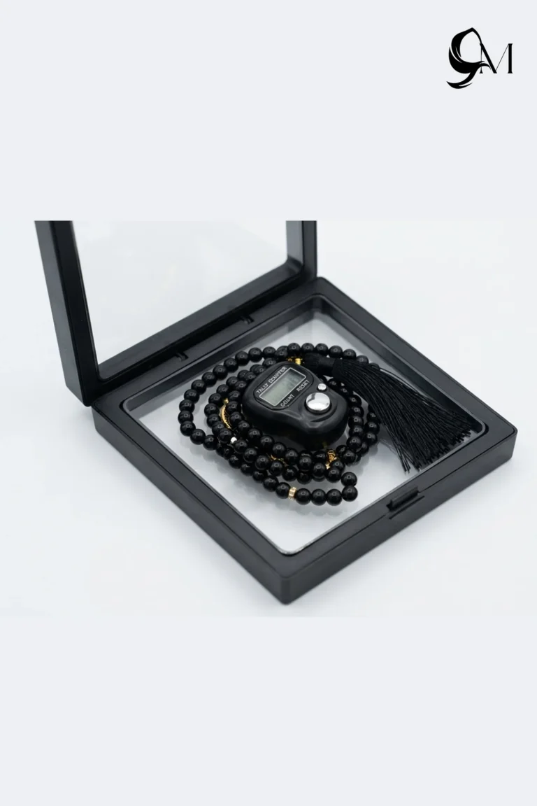 Black Digital & Bead Tasbeeh