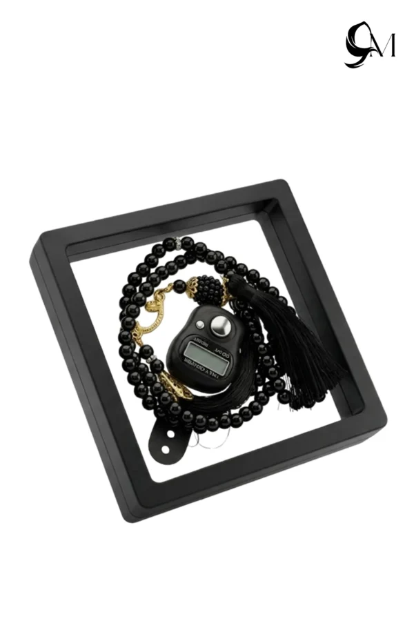 Black Digital & Bead Tasbeeh
