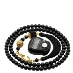 Black Digital & Bead Tasbeeh