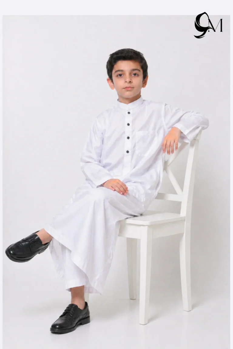 White Jubba Dress For Boy