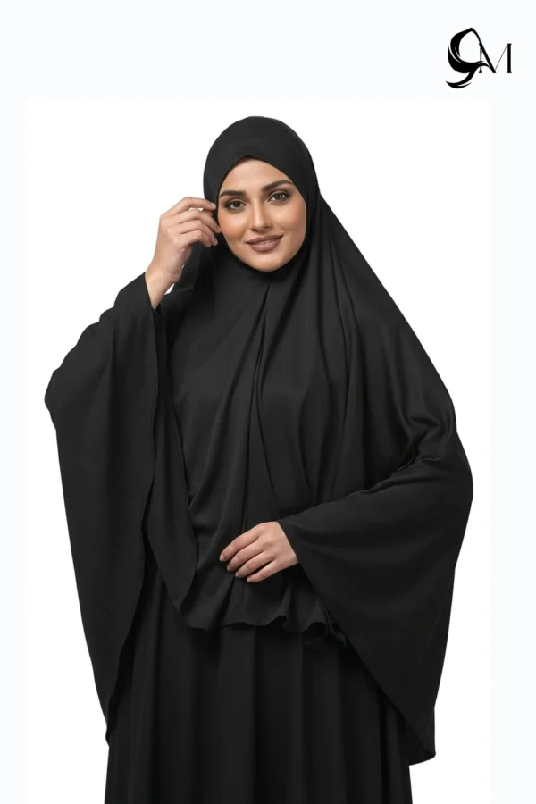 Black Simple Hijab