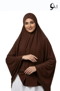 brown Simple Hijab
