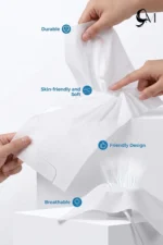 Disposable Travel Bedding Set – Bed Sheet, Quilt Cover & Pillow Cover, Single Bed Size, Hygienic Single Use Bedding, Hajj & Umrah Essentials, Portable Travel Bedding Kit - Image 4
