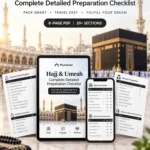 Hajj Umrah Packing List -The Complete Detailed (8 Pages) Preparation Checklist — By Munawer